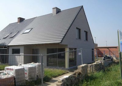 Dakrenovatie met zwarte Eternit Palace pan - West-Vlaanderen