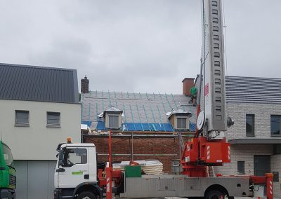 Dakrenovatie Deinze - dakwerken - nieuw kapgebinte