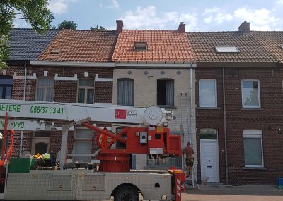 Nieuwe dakpannen Terreal Renaissance natuurrood dubbele stormpannen