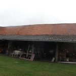 Renovatie dak van schuur - voor de werken